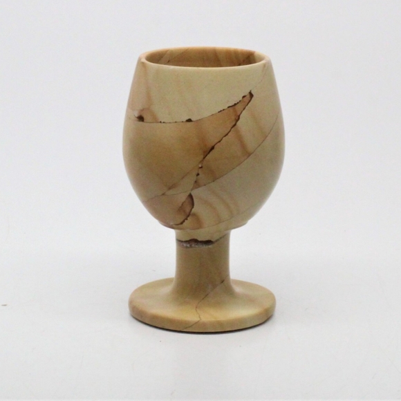 *New Natural Onyx Marble Wine Glasses Handcrafted Set - Picture 4 of 7